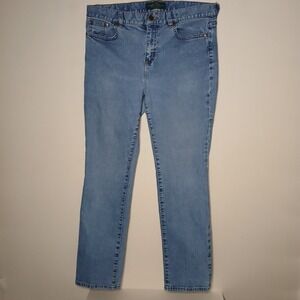 LRL Lauren Jeans Co Ralph Lauren‎ Light Wash Jeans 10 Petite Stretch Denim